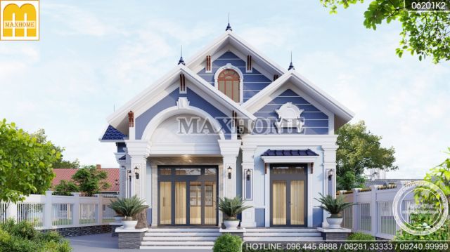 Mẫu nhà vườn mái Thái đẹp được Maxhome lên phương án | MH00833